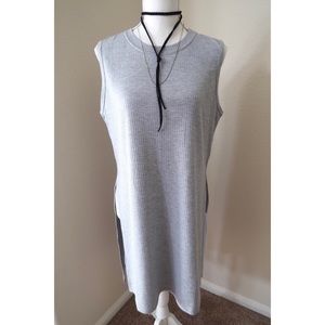 Betsey Johnson Long Side Slip Tank Top